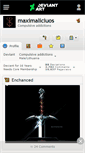 Mobile Screenshot of maximaliciuos.deviantart.com