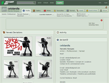 Tablet Screenshot of celolandia.deviantart.com