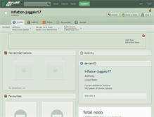 Tablet Screenshot of inflation-juggalo17.deviantart.com