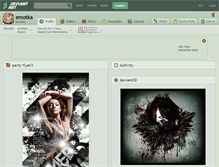 Tablet Screenshot of emotka.deviantart.com