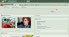Desktop Screenshot of mental-case-ninja.deviantart.com