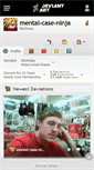 Mobile Screenshot of mental-case-ninja.deviantart.com