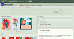 Desktop Screenshot of momo-fan-club.deviantart.com