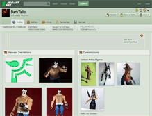 Tablet Screenshot of darktailss.deviantart.com