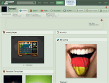 Tablet Screenshot of domaci.deviantart.com
