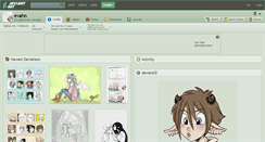 Desktop Screenshot of evahn.deviantart.com