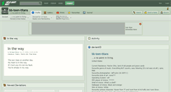 Desktop Screenshot of bb-teen-titans.deviantart.com