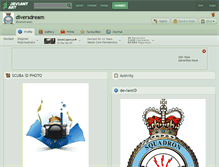 Tablet Screenshot of diversdream.deviantart.com