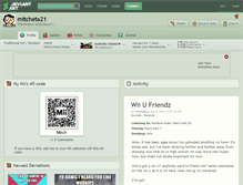 Tablet Screenshot of mitcheta21.deviantart.com