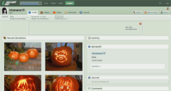 Desktop Screenshot of ninanana19.deviantart.com