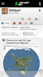 Mobile Screenshot of dwebart.deviantart.com