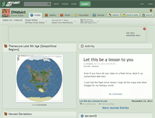 Tablet Screenshot of dwebart.deviantart.com