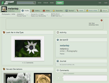 Tablet Screenshot of melaniep.deviantart.com
