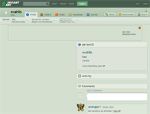 Tablet Screenshot of evahlis.deviantart.com