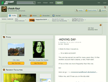 Tablet Screenshot of chook-four.deviantart.com