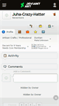 Mobile Screenshot of juha-crazy-hatter.deviantart.com