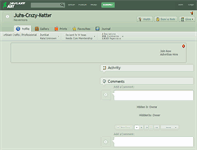 Tablet Screenshot of juha-crazy-hatter.deviantart.com