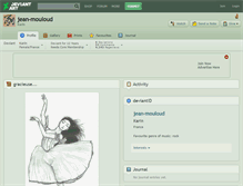 Tablet Screenshot of jean-mouloud.deviantart.com