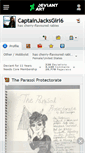 Mobile Screenshot of captainjacksgirl6.deviantart.com