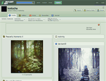 Tablet Screenshot of kostucha.deviantart.com
