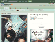 Tablet Screenshot of mistiousstar.deviantart.com