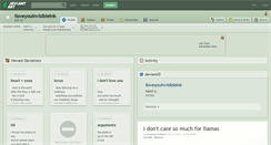 Desktop Screenshot of iloveyouinvisibleink.deviantart.com