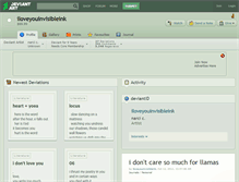 Tablet Screenshot of iloveyouinvisibleink.deviantart.com