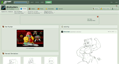 Desktop Screenshot of dinohunterx.deviantart.com