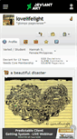 Mobile Screenshot of lovelifelight.deviantart.com