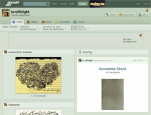 Tablet Screenshot of lovelifelight.deviantart.com