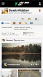 Mobile Screenshot of deadlymistaken.deviantart.com
