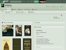 Tablet Screenshot of lordsonny.deviantart.com