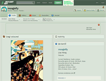 Tablet Screenshot of mooglefly.deviantart.com