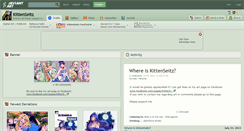 Desktop Screenshot of kittenseitz.deviantart.com