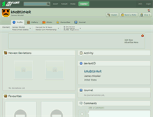 Tablet Screenshot of knobturner.deviantart.com