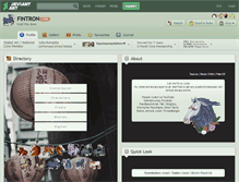 Tablet Screenshot of fintron.deviantart.com