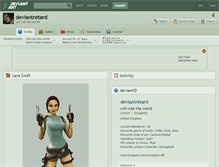 Tablet Screenshot of deviantretard.deviantart.com