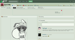 Desktop Screenshot of kyou-usagi.deviantart.com