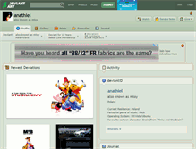 Tablet Screenshot of anathiel.deviantart.com