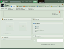 Tablet Screenshot of eissom.deviantart.com