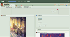 Desktop Screenshot of juliedillon.deviantart.com