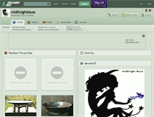 Tablet Screenshot of midknightmuse.deviantart.com