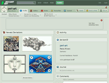 Tablet Screenshot of peri-art.deviantart.com