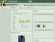 Tablet Screenshot of lancelot-fanclub.deviantart.com