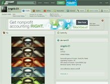 Tablet Screenshot of angels-01.deviantart.com