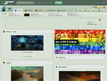 Tablet Screenshot of iytj.deviantart.com