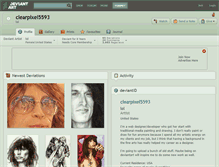 Tablet Screenshot of clearpixel5593.deviantart.com