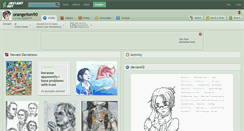 Desktop Screenshot of orangelion90.deviantart.com