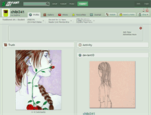 Tablet Screenshot of chibi341.deviantart.com