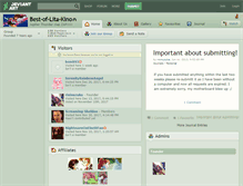 Tablet Screenshot of best-of-lita-kino.deviantart.com